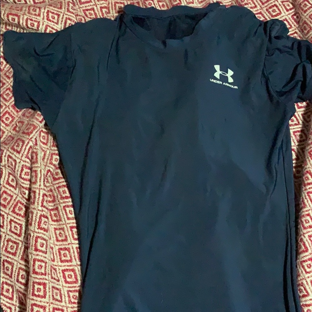 An underarmour silk T-shirt